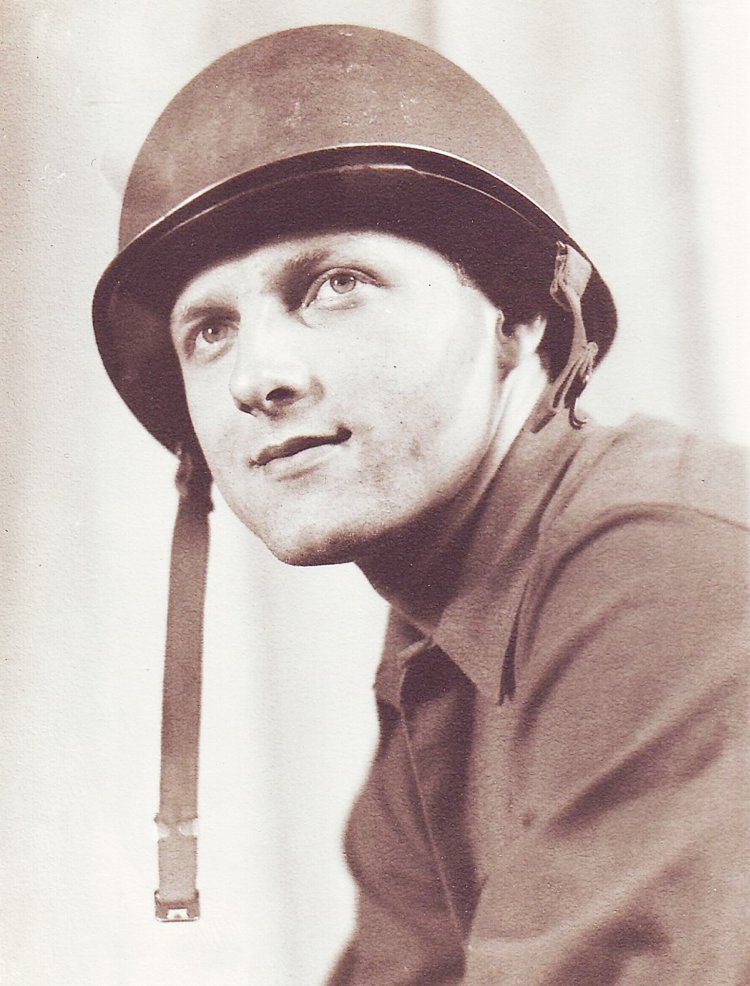 Walter Chichersky as a U.S. soldier. 
Photographer unknown, ca.1943
Buchenwald Memorial Collection